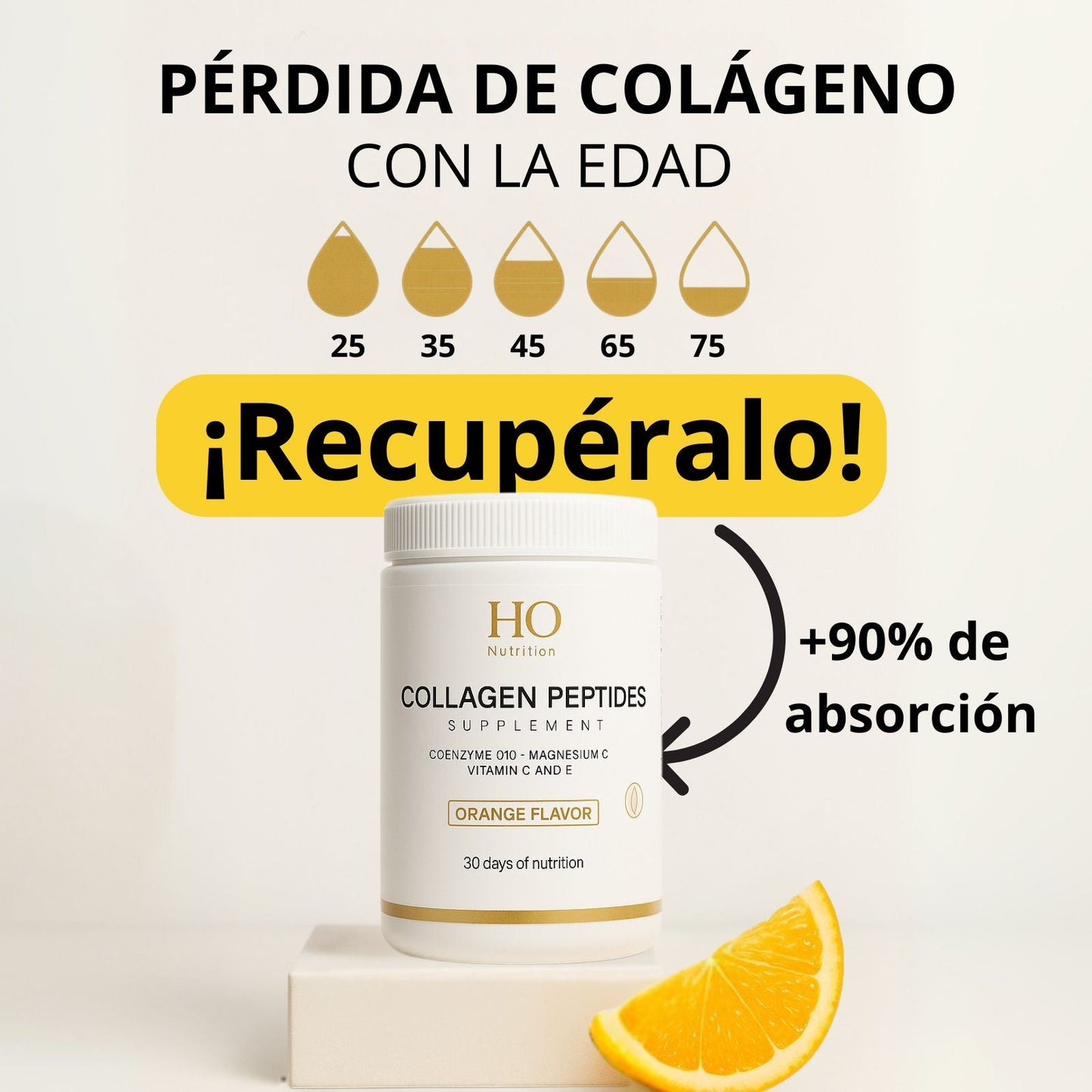 Colágeno - Péptidos de Colágeno - Ho Nutrition