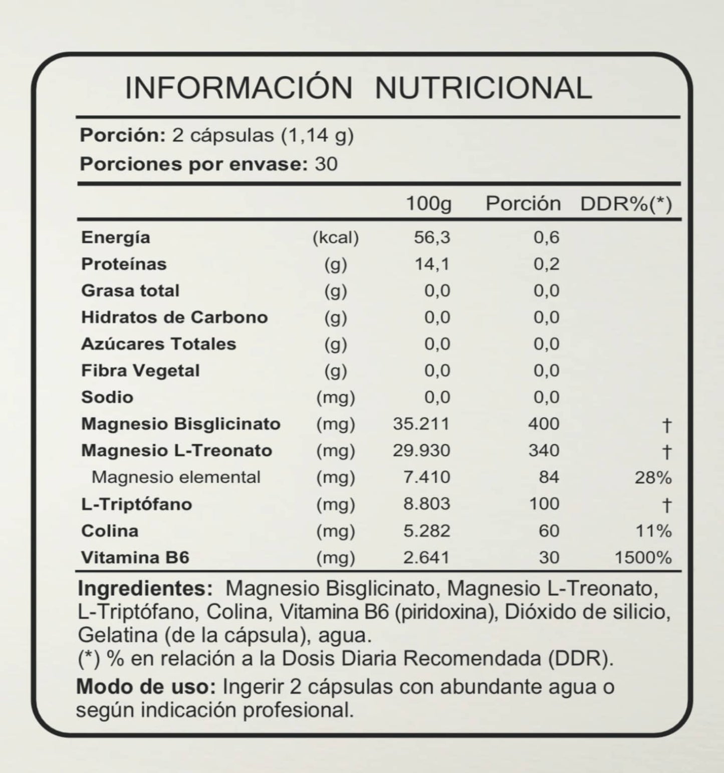 Magnesio Avanzado Good Night - Ho Nutrition
