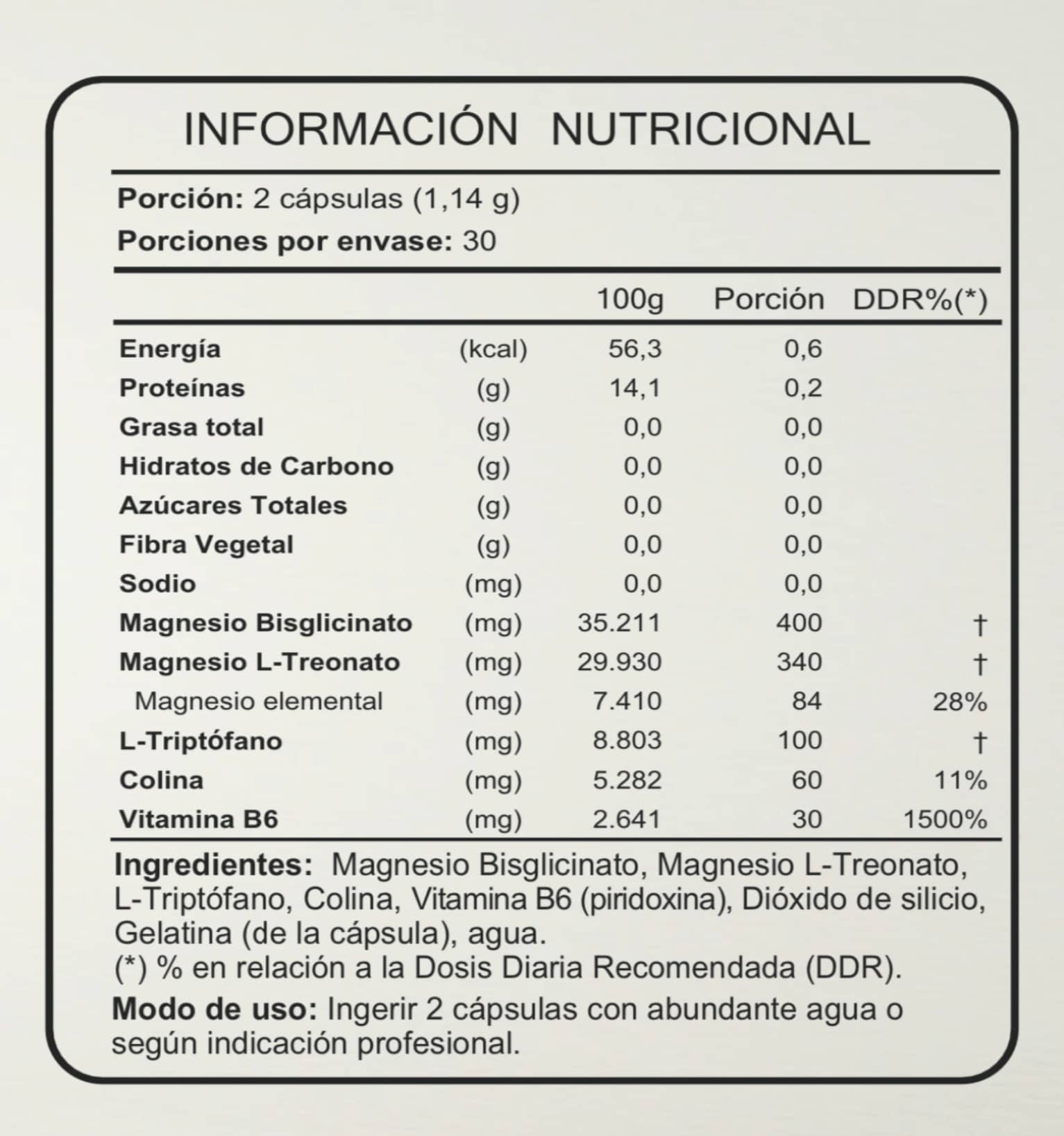 Magnesio Avanzado Good Night - Ho Nutrition