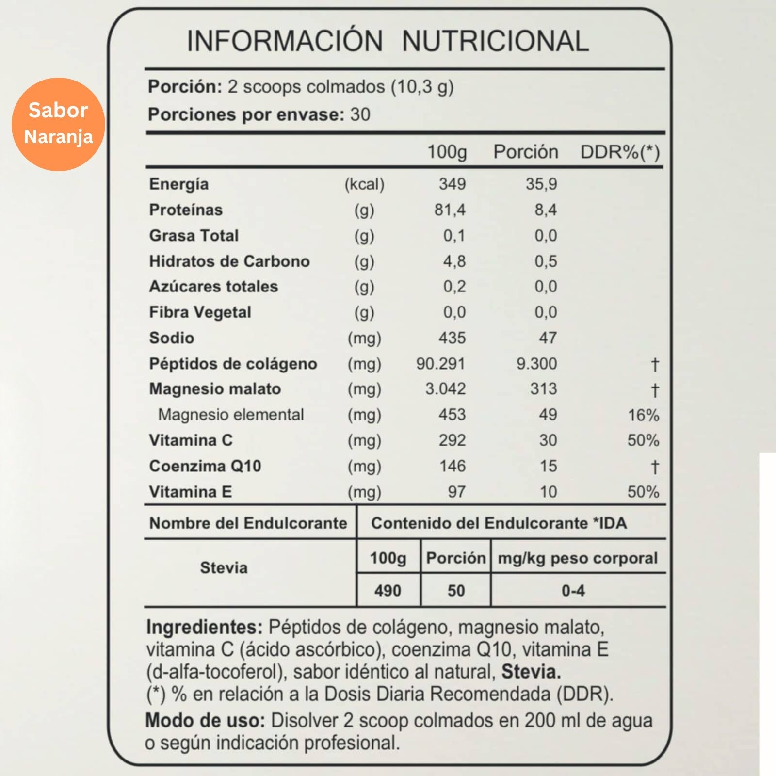 Péptidos de Colágeno Hidrolizado - Ho Nutrition