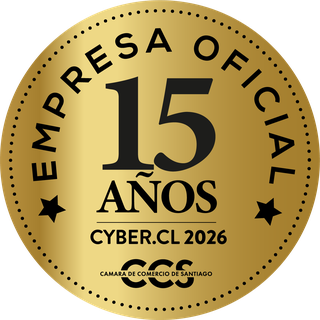 Empresa Oficial Cyber.cl 2026 — 15 años — Cámara de Comercio de Santiago